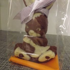 Osterhasen aus Schokolade - Chocolate Manufacture - Flums 1